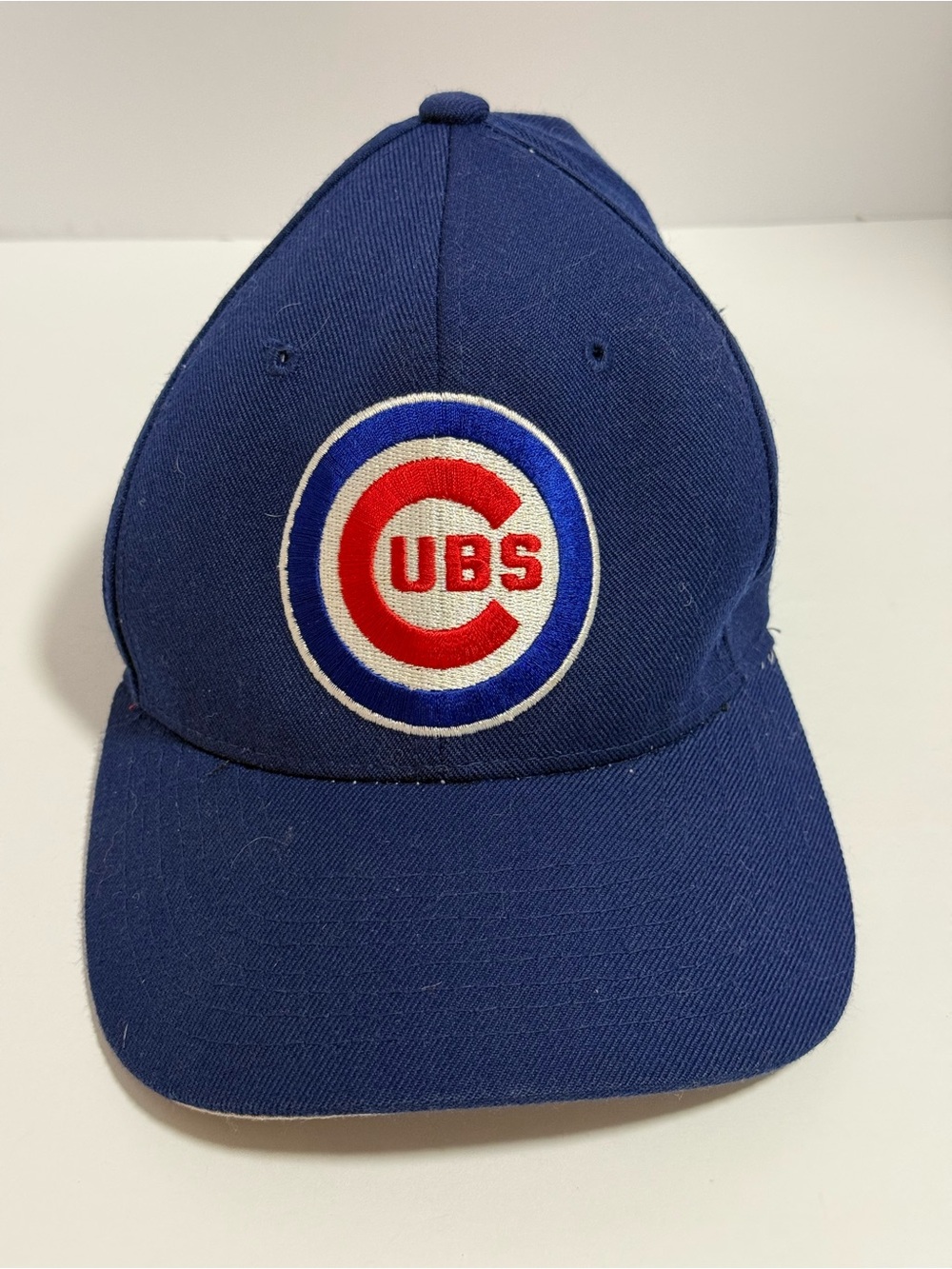 Vintage Chicago Cubs Hat Strapback MLB Cap Starter Embroidered Back Spell Out